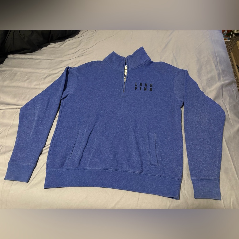 Vintage Victoria’s Secret VS PINK Pullover/Quarter Zip Size XS